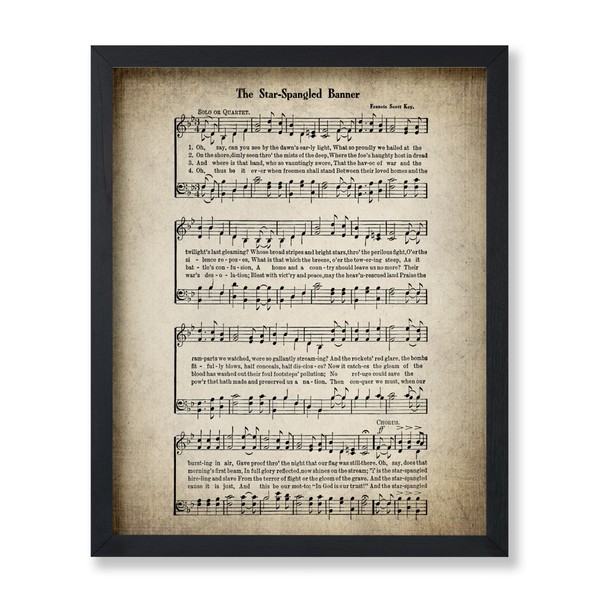 Poster Master The Star Spangled Banner Poster - Hymnal Song