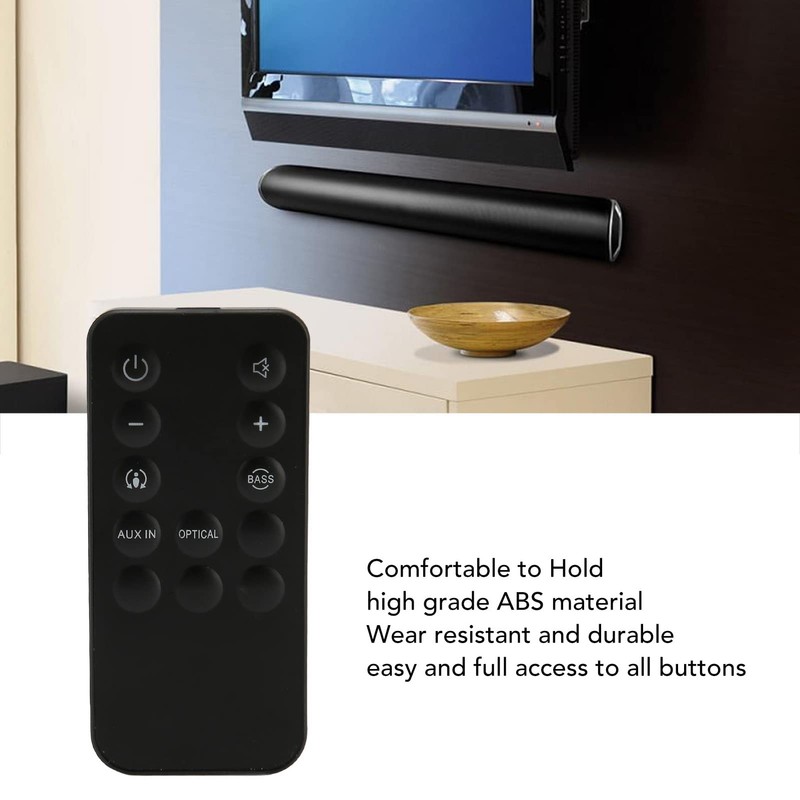 Soundbar Remote Control, Universal Replacement Remote Control for Cinema Speaker