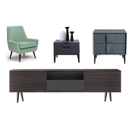 Toolzia 4Pcs 4" Metal Oblique Furniture Legs 10cm,Cone Cabinet Legs Stainless Steel Table Legs No-Slip Silent For Diy Furniture, Sofas, Cabinets(Black)