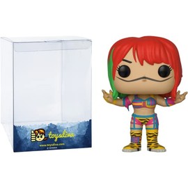 Asuka (2018 Summer Con Exc): P o p ! Vinyl Figurine Bundle with 1 Compatible 'ToysDiva' Graphic Protector (056-30989 - B)