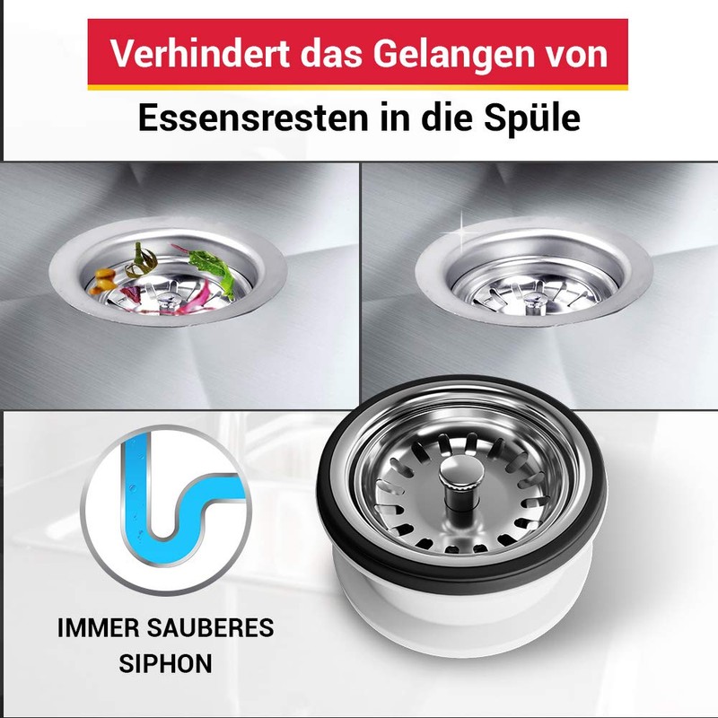 AQUADE 6256 Strainer Basket Insert, Diameter 70 mm, Strainer Basket