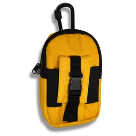 Multi-functional Work Pouch WK-06YE with 2-Way Belt Loops / Carabiner Included, Yellow