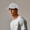 BOTVELA Men Baseball Cap Laser Cut Mesh Snapback Hat (Grey)