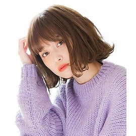 Wig, Full Wig, Outside, Short Bob, Women's Ameribob (Milky Mocha Brown Pudding)