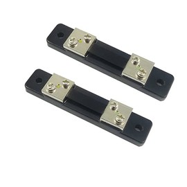 EasyWordMall 2 Pieces 50A 75mV Ammeter Shunt Resistor for DC Current Meter Amp Analog Panel Ammeter