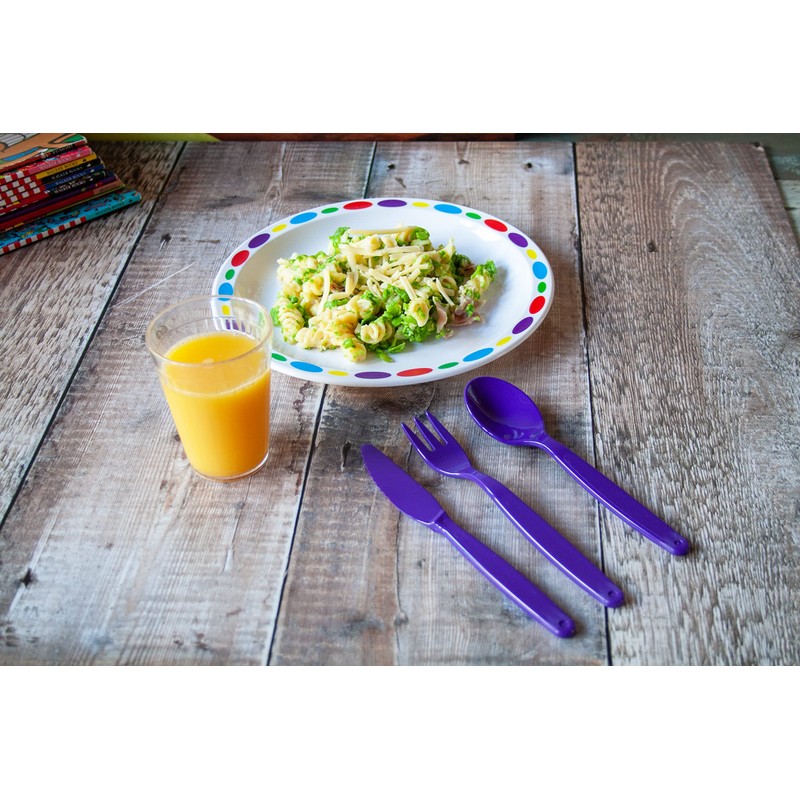 Small Cutlery Set - Yellow Reusable Virtually Unbreakable