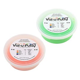 Val-u-Putty Exercise Putty - Orange, Lime - 6 oz Each - Bundle