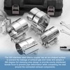 uxcell 2-3/4" Exhaust Clamp, 304 Stainless Steel Butt Joint Band