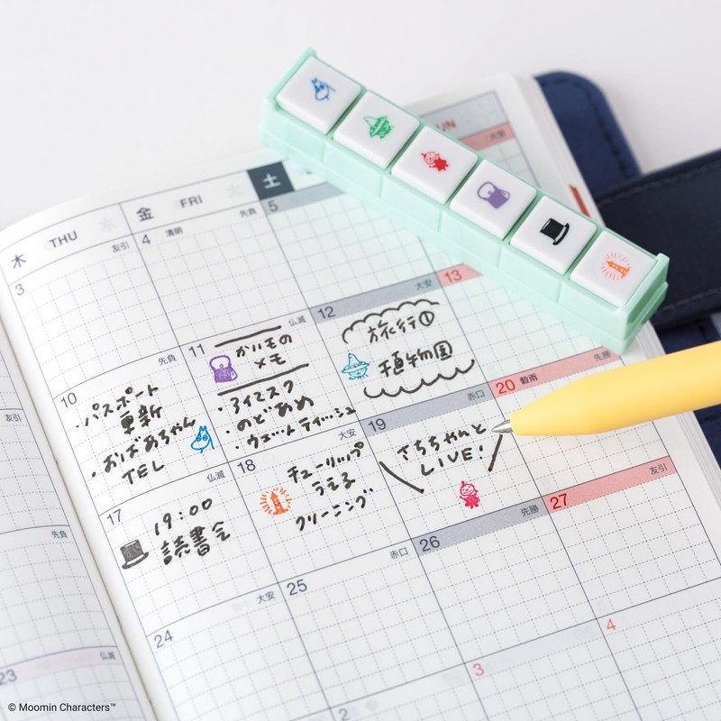 Kodomo No KAO x Nichi / Pochitto 6 Moomin Notebook