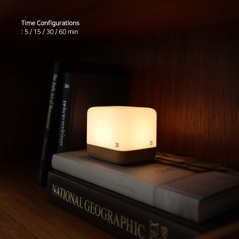 Mooas Rechargeable LED Nightlight with 5, 15, 30 & 60