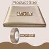 Dingbaayee Faraday Fabric, Faraday Cloth 43”x118” with Faraday Tape Military