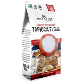Just About Foods Tapioca Flour, Gluten & Grain Free, No Artificial Flavors, Paleo & Kosher Certified 1 LB