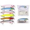 ANCLLO 43 Pieces Diving Fishing Lure Set Multi-Color Artificial Bait
