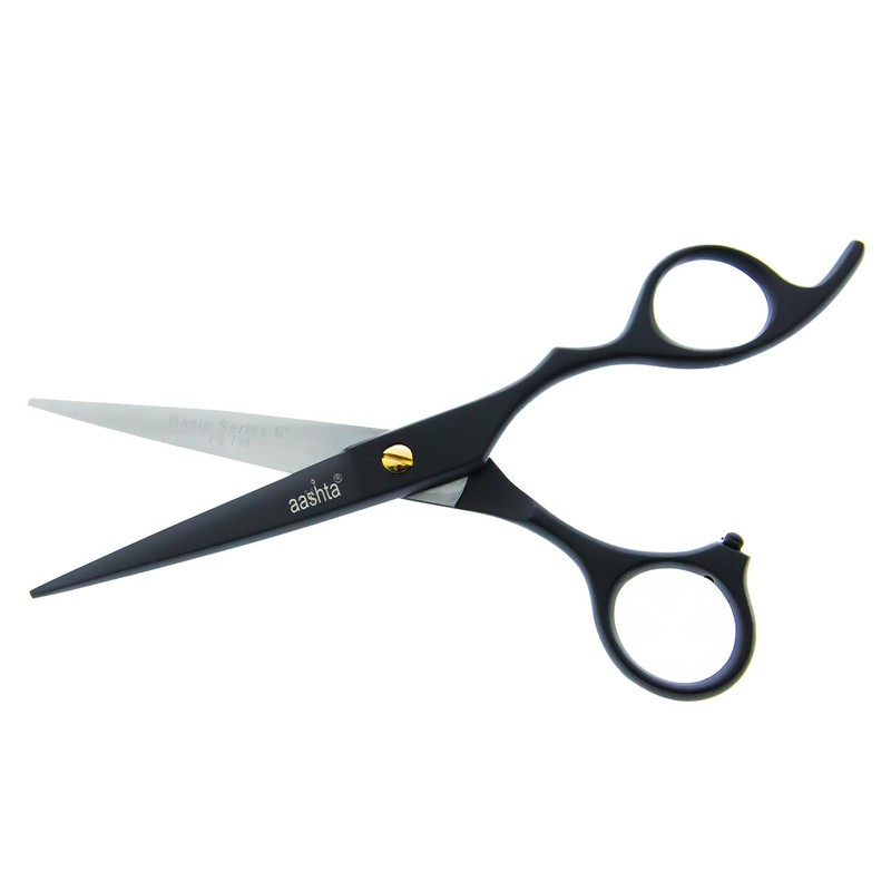 Estuche De Tijeras Para Estilista Barber Peluquero Aashta 6" (Negro)