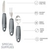 Weighted Extra Wide Handles Easy Grip Cutlery Set, Disability Ideal