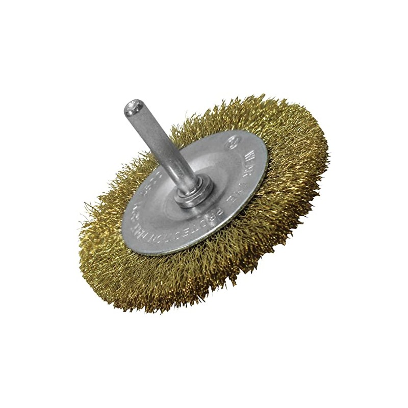 Faithfull WBS75CB Wire Brush 75 x 0.20 x 6mm Shank