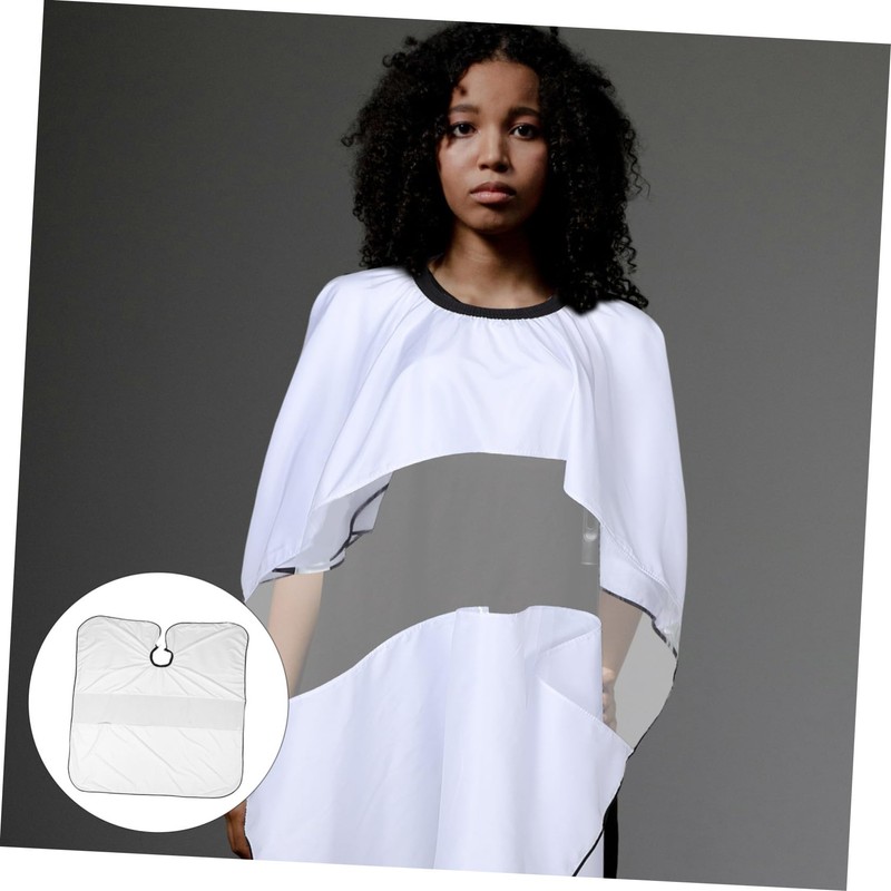 TOVINANNA Large Transparent Static Salon Cape for Adults Durable Hair