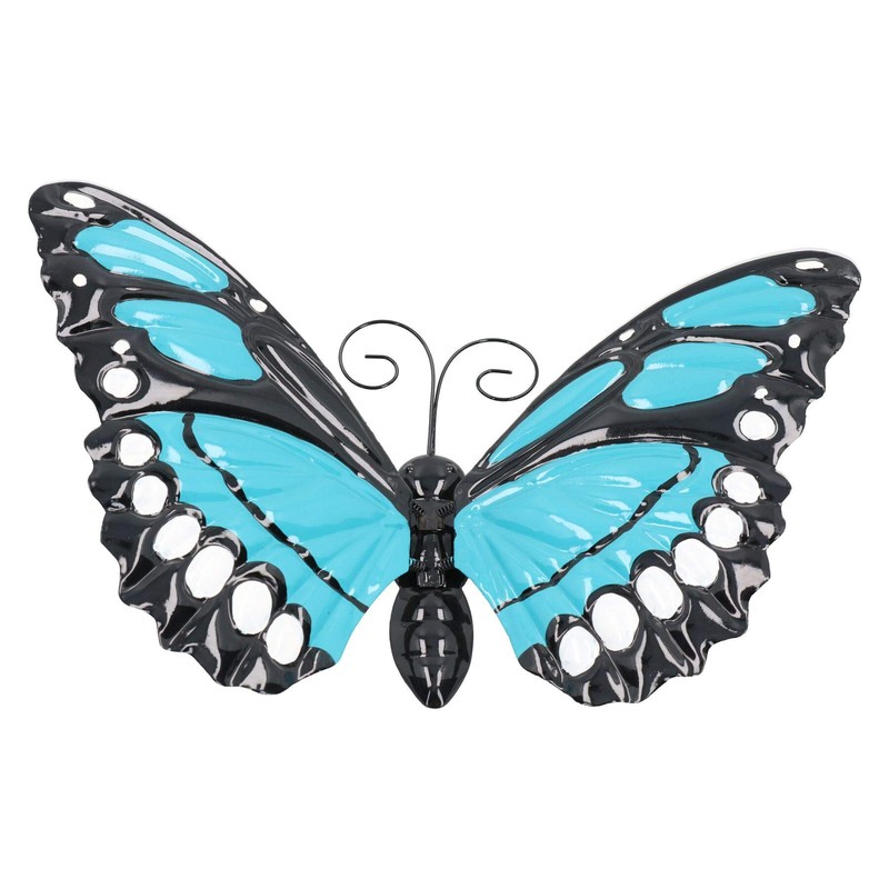 AB Tools Set of 4 Metal Large 3D Butterflies Garden/Home