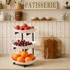 LIBWYS 3-Tier Plastic Fruit Bowl - Multi-Level Fruit Basket with