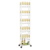 YAGEANNL Champagne Wall,Champagne Wall Holder for Party,5 Tier Metal Champagne