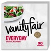 Vanity Fair Everyday Napkins, 1080 Count, White Paper Napkins, 90