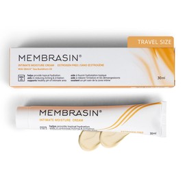 Membrasin Intimate Moisture Cream | 30 ml | For Dry, Burning Skin, and Feminine Itching Relief | Omega 3, 6, 7, 9, & Vitamin E | Vegan, Plant Based Feminine Care | Vitamin A & Sea Buckthorn Oil