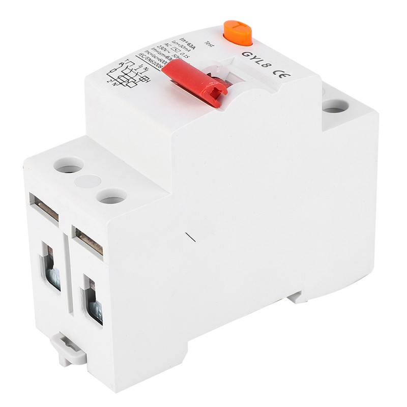 GYL8 2P RCCB Residual Current Circuit Breaker Electric Leakage Protection