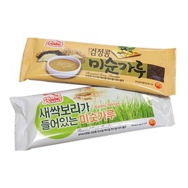새싹보리 검정콩 미숫가루 선물세트 고급케이스 간편한 한끼 가현 김자반(4봉지) Sprout Barley Black Bean Mix Gift Set with Premium Case Convenient Meal Gyeon Kim Seaweed (4 Bags)