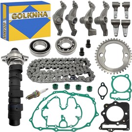 GOLKNHA 400EX Camshaft Rocker Arm & Cam Gear Sprocket Complete Gasket Kit Compatible with Honda Sportrax 400 TRX400EX TRX400X 1999-2014 XR400R 1996-2004
