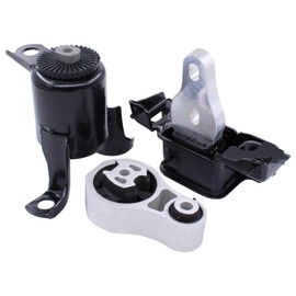 ApplianPar Engine Motor and Transmission Mount with Rear Torque Strut Mount Kit for Ford Fiesta 2011-2014 1.6L Automatic