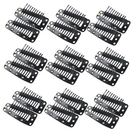 OATIPHO 30Pcs Hair Extension Clips Durable Snap Hair Clips for Wigs and Extensions with Comb Like Teeth Non Slip Design for Easy Styling and Application
