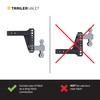 Trailer Valet Blackout Adjustable Drop Hitch – 14,000 lb Capacity