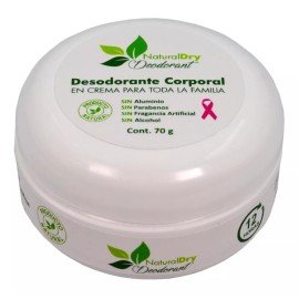 Naturaldry 3 Pack Desodorante Naturaldry 70g Natural Elimina Olor