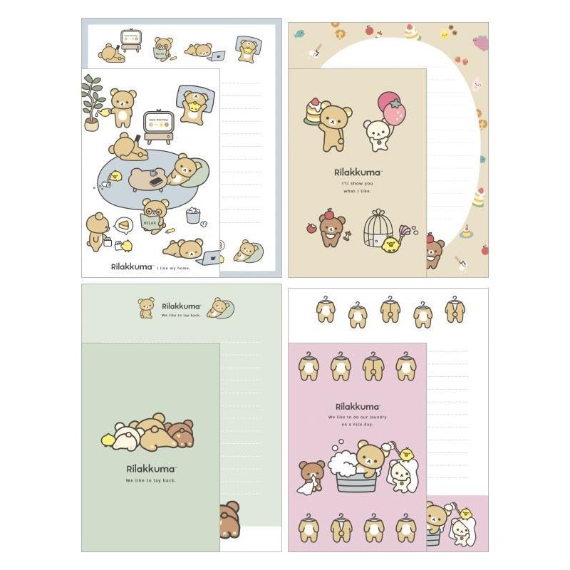 San-X LH81601 Rilakkuma Letter Set