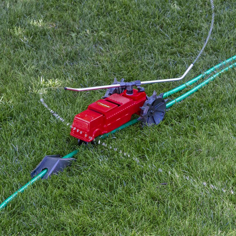 Melnor 65193AMZ Traveling Sprinkler with QuickConnects