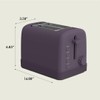 bella 2 Slice Toaster, 6 Setting Shade Control w Reheat,