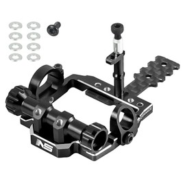NexxSpeed 98-102mm Square Motor Mount (Black) - Kyosho Mini-Z MR04