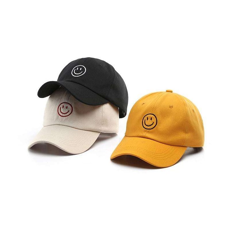 The Celly Plug Medium Profile Happy Face Dad Hat, Curved