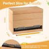 YEGEER Pencil Dispenser for Classroom, Wooden Pencil Holder for Desk,