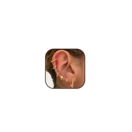 Cartilage Earrings for Women Small Hoops Earring Sets for Multiple Piercing Earring Stacks Trendy Jewelry Gifts for Girls