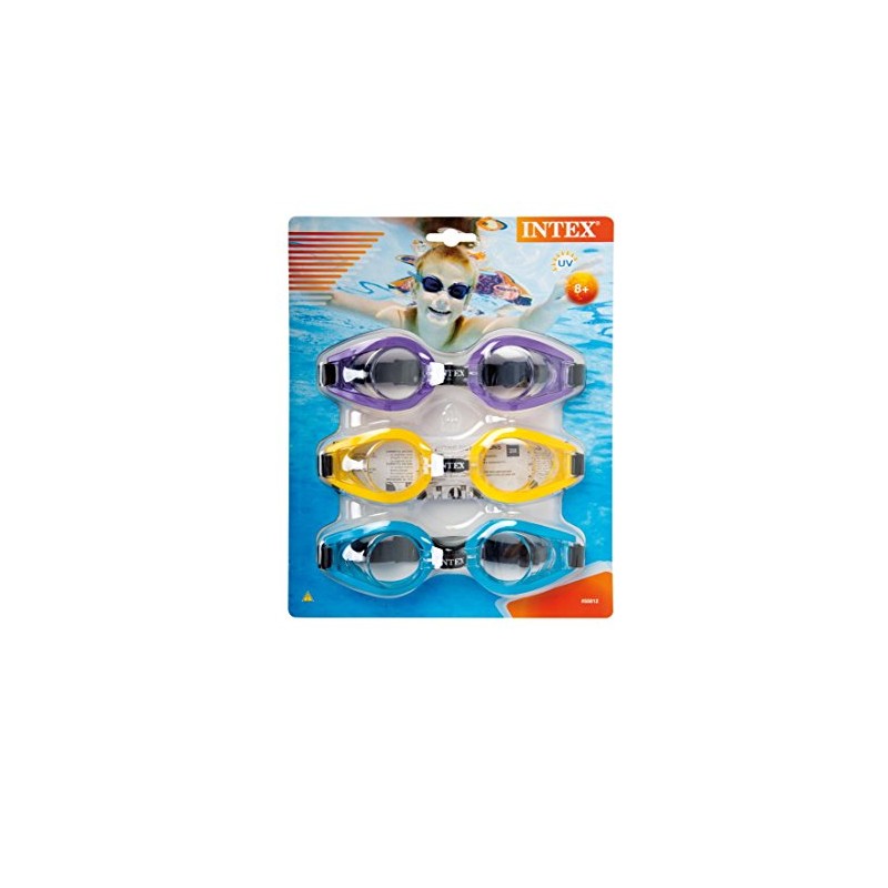 Play Goggles Multicolored 3-Pack (Colors May Vary)