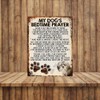 MY DOG'S BEDTIME PRAYER RETRO STYLE METAL TIN SIGN/PLAQUE (SHIH