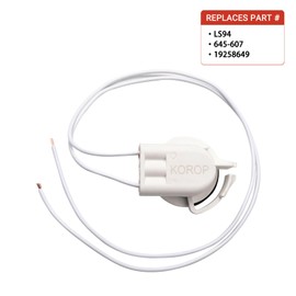 Light Socket Wire Harness Pigtail Repair Kit (2pcs) LED/Standard, Bulbs# 4114,4157,3157,Replaces# 19258649, LS94,645-607,Daytime Running Light Socket,Turn Signal Lamp Socket,Brake Light Socket