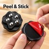 4-Pack Self-Adhesive 360° Furniture Casters with Brake Pads and 5