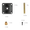 Floatdream Pack of 8 Leg Mounting Plates, Furniture Mounting Plates,