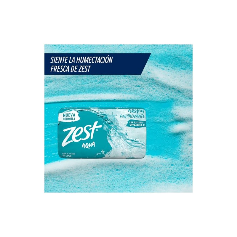 Zest Jabón Aqua, 96 x 90g (la imagen puede variar)