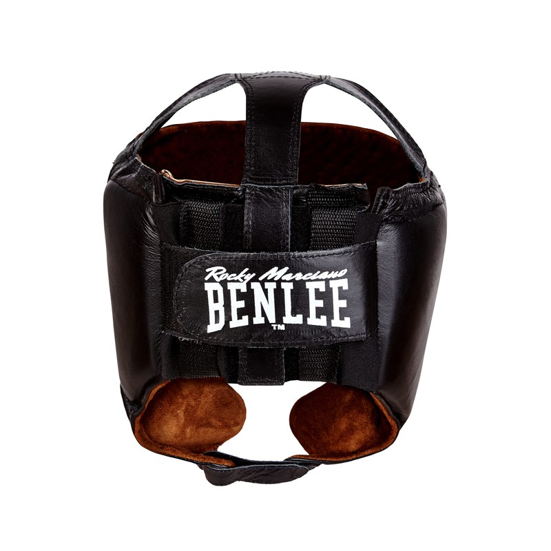 Benlee Rocky Marciano Leather Headguard Tyson - Black, Small/Medium