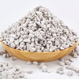 Horticultural Bonsai Pumice Succulent and Cactus Plants Garden Turface Pumice Gravel Rocks Tree Soil Additive Faster Draining Blend, Optimal Drainage, Improves Soil Aeration and Promotes Root 2.2-lbs