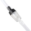 12 PCS Clear Plastic One Way Aquarium Air Pump Check