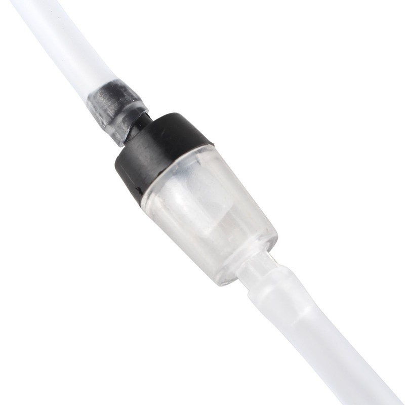 12 PCS Clear Plastic One Way Aquarium Air Pump Check